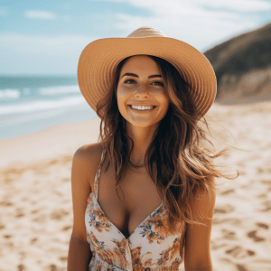 Australian Woman at the Beach