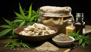 Cooking with hemp oil