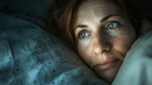 Woman with Sleep Disorder