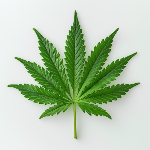 A Medical Cannabis Leaf