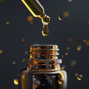 CBD Drops in bottle