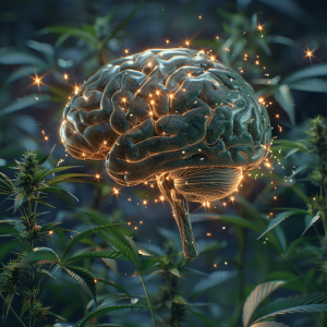 CBD activating brain receptors